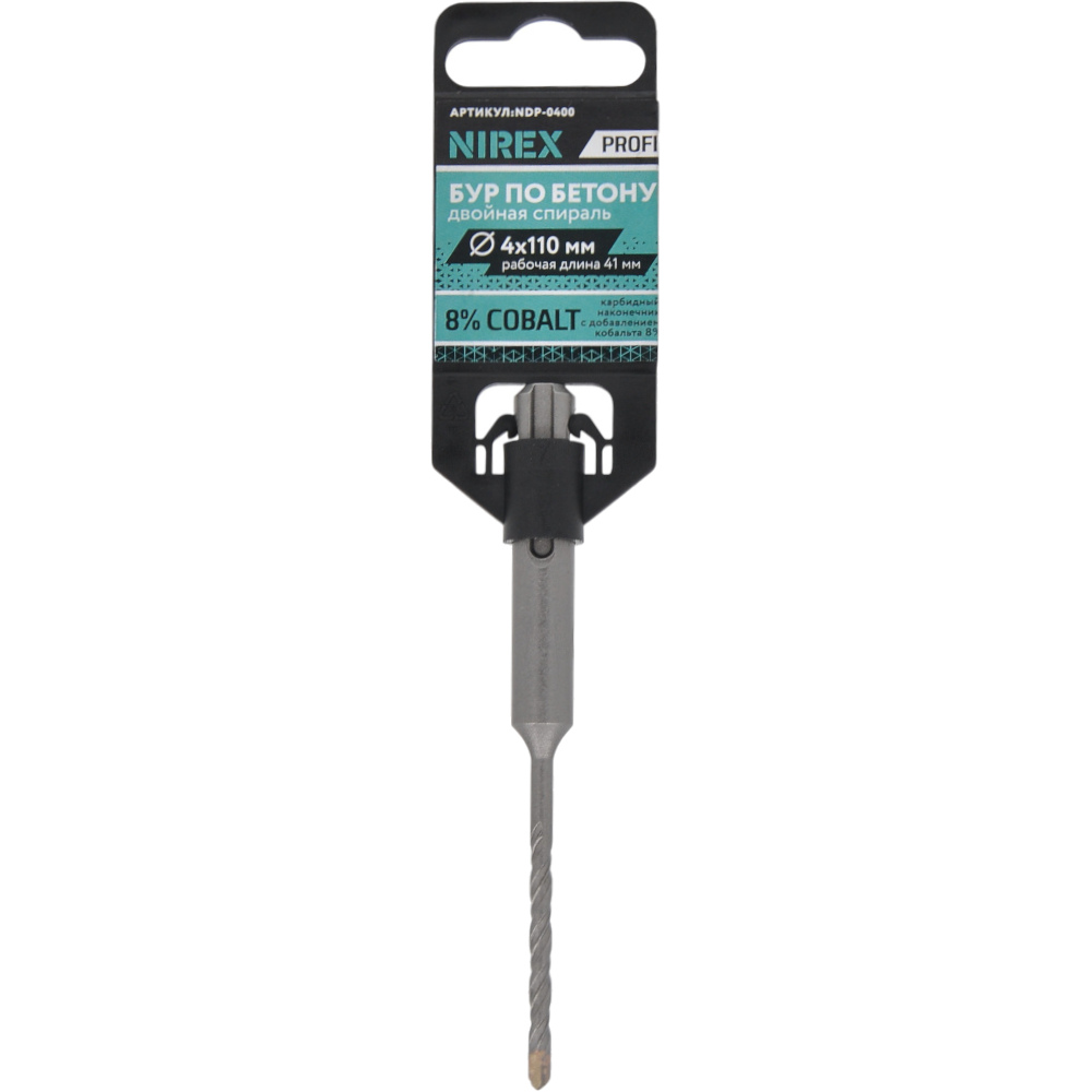 Бур NIREX Profi SDS+ 4*110 NDP-0400